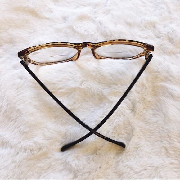 Bailey Cheetah Cat Eye Bi-Focal Reader Glasses - Picture 8 of 10